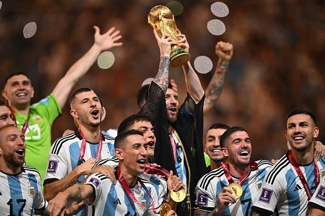 Mọi tranh cãi xoay quanh Messi dường như đã khép lại sau World Cup 2022. Ảnh: AFP