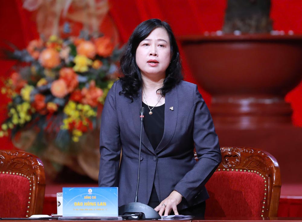 Bà Đào Hồng Lan - Ủy viên Ban Chấp hành Trung ương Đảng, Bộ trưởng Bộ Y tế. Ảnh: Hải Nguyễn