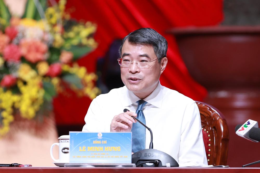 Đồng chí Lê Minh Hưng - Ủy viên Bộ Chính trị, Thủ tướng Chính phủ - tại chương trình. Ảnh: Hải Nguyễn