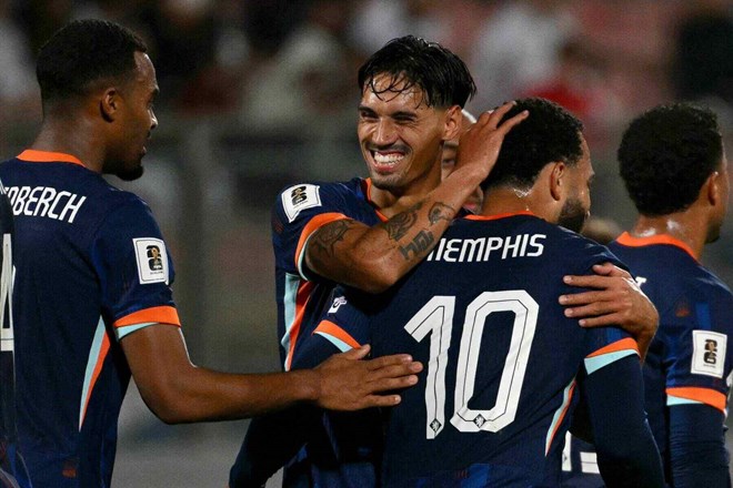 Tuyển Hà Lan sẽ không có đội hình mạnh nhất dự World Cup 2026 với chấn thương của một số cầu thủ quan trọng. Ảnh: AFP