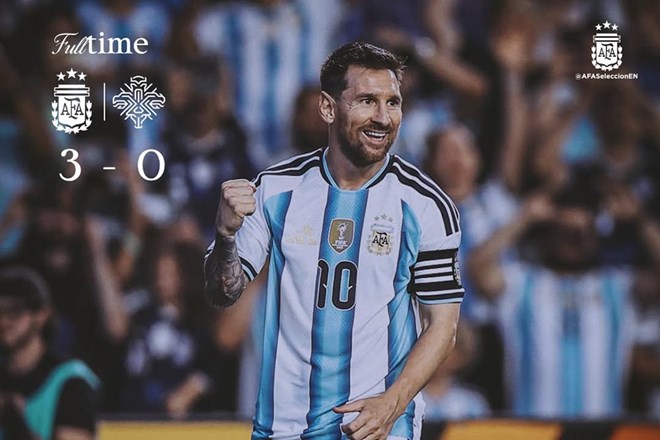 Tuyển Argentina thắng Iceland trước thềm World Cup 2026