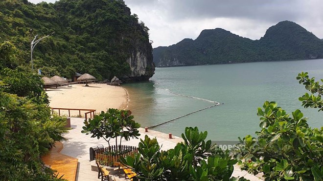Ngắm đảo giữa vịnh Hạ Long có bãi biển thuộc diện đẹp của thế giới năm 2026