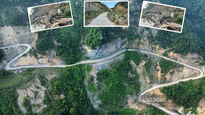 Khắc phục sạt lở trên tuyến đường trăm tỉ đồng tại Tuyên Quang