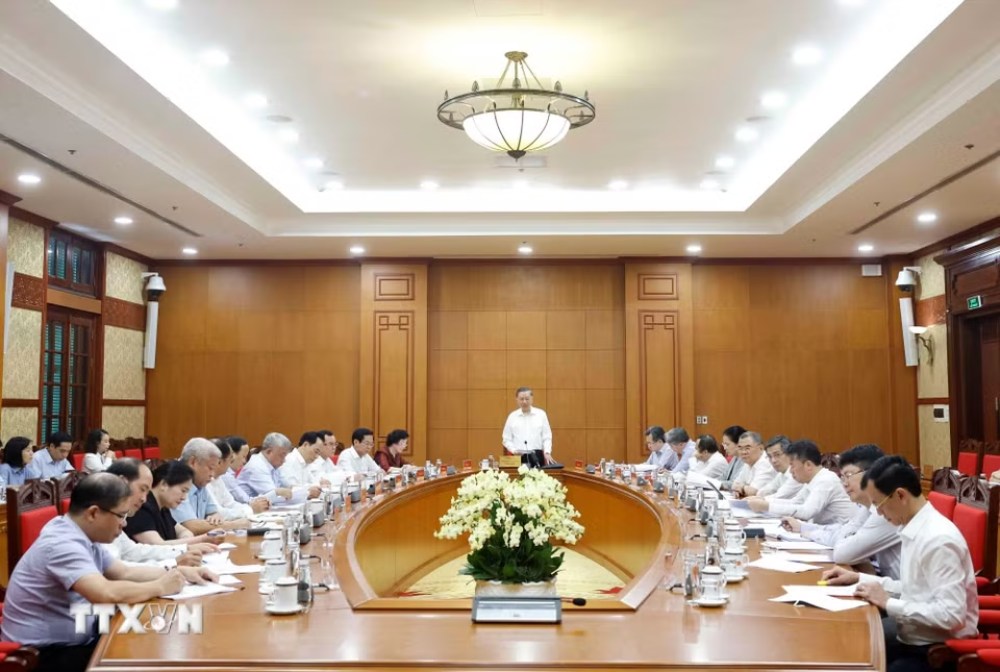 Toàn cảnh buổi làm việc. Ảnh: TTXVN