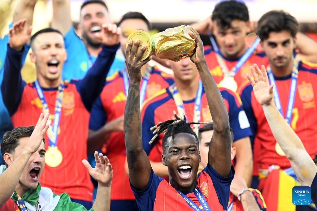 Tây Ban Nha vô địch World Cup 2026. Ảnh: Xinhua