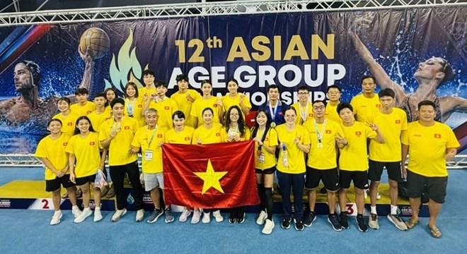 Kình ngư bơi Việt Nam hoàn thành 14 huy chương vàng giải vô địch nhóm tuổi châu Á 2026