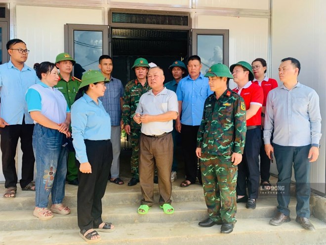 Những ngôi nhà tái định cư đầu tiên ở Mường Than đón người dân sau lũ quét
