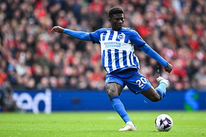 Brighton từng định giá Carlos Baleba ở mức rất cao.  Ảnh: AFP