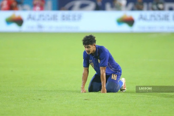 Cầu thủ Thái Lan thất vọng sau khi lỡ chức vô địch ASEAN Cup 2026