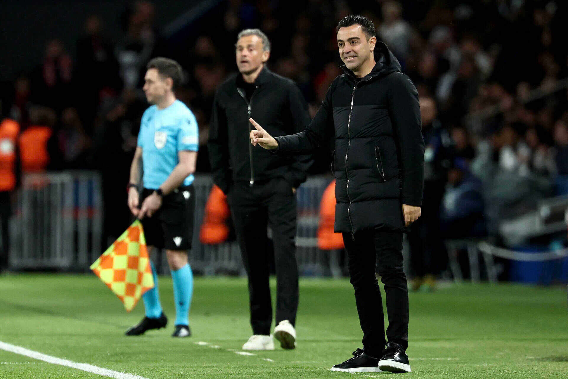 Xavi từng có khoảng thời gian dẫn dắt Barcelona. Ảnh: AFP