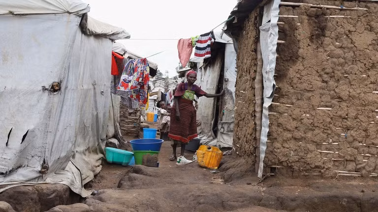 Trại tị nạn Kigonze ở tỉnh Ituri, DR Congo.