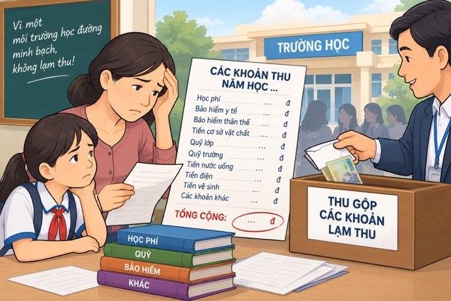 Kiến nghị xử lý nghiêm hiệu trưởng nếu xảy ra lạm thu trong trường học