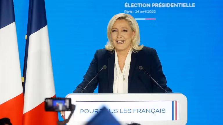 Bà Le Pen - gương mặt nổi bật nhất của đảng cánh hữu RN.