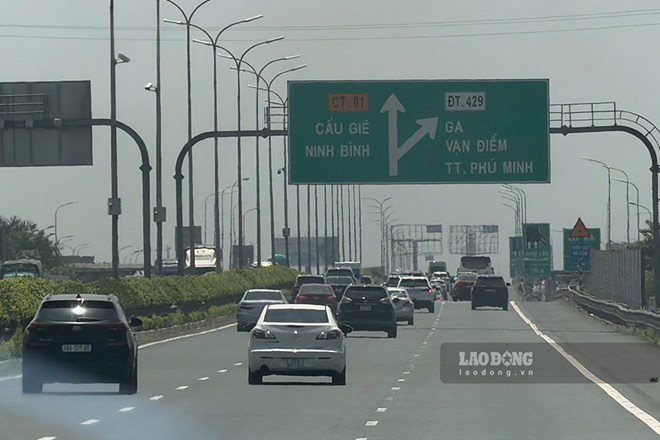 Dự kiến xử phạt vi phạm làn tốc độ cao trên cao tốc Cầu Giẽ - Cao Bồ từ 20.10